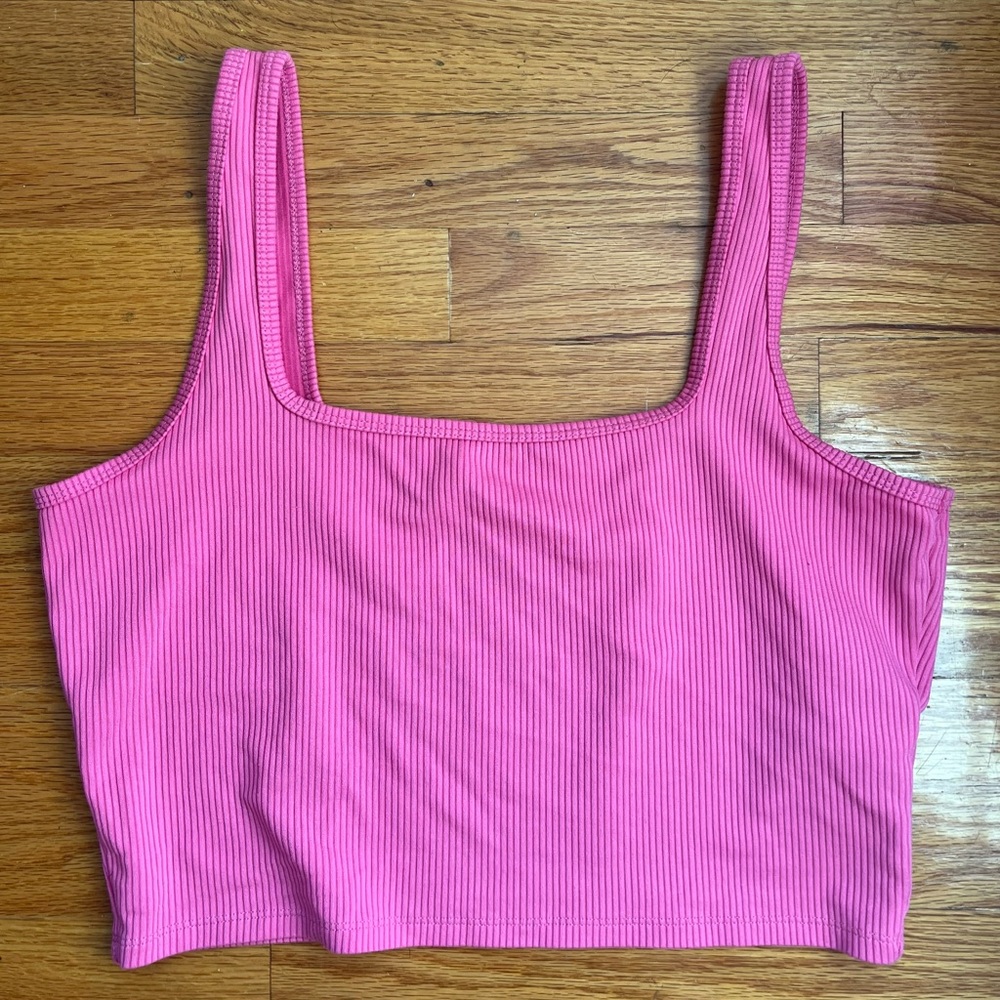 Hollister Pink Ribbed Top